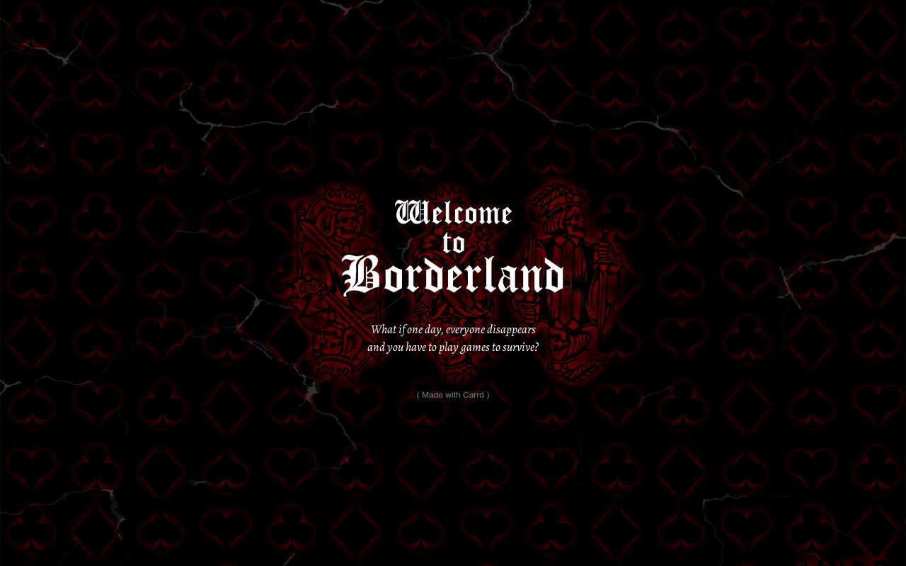 Welcome to Borderland